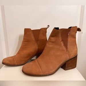 Toms Brown Ankle Booties